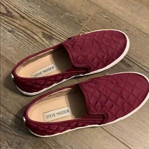 Maroon Steve Madden Sneakers!